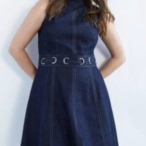 Eloquii Denim A-Line Dress